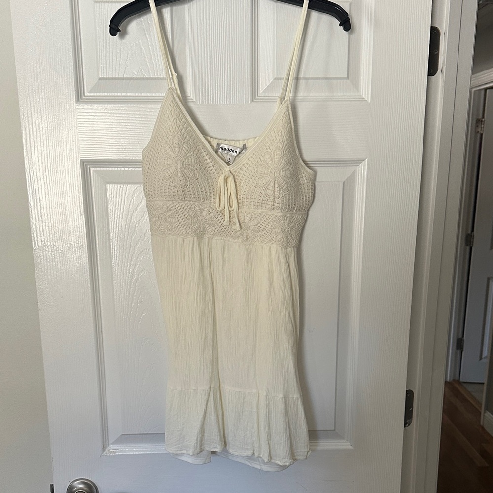 Madden Girl Cream Mini Dress